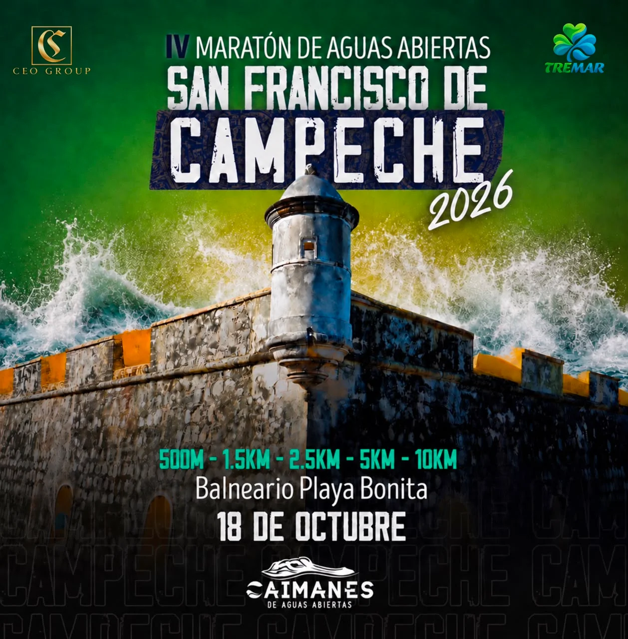 IV Maratón de Aguas Abiertas San Francisco de Campeche