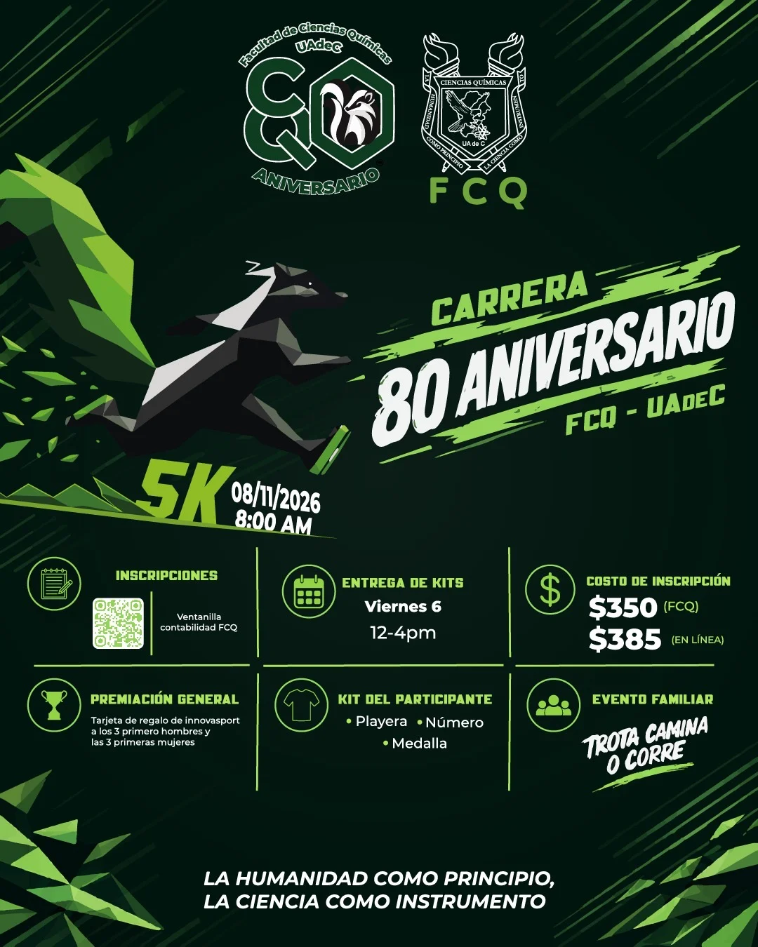 Carrera 80 Aniversario FCQ – UAdeC — foto 1